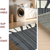 Lively Retro Striped Decor Style(Black)