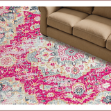 Chic Distressed Abstract Motif(Pink)