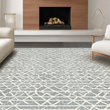 Modern Rustic Ogee Texture(Gray)