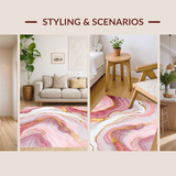 Artistic Blush Tiled Arrangement(Pink)
