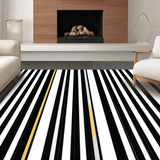Timeless Black and White Stripes(Black)