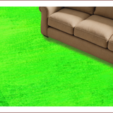 Ultra Soft Area Rug, Non Slip, Stain Resistant, Washable Area Rugs for Living Room, Bedroom, Watercolor Pattern Artistic Meditation Space Faux Fur Carpet(Green)