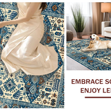 Contemporary Floral Tiled Design(Blue)