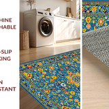 Eclectic Colorful Medallion Motif(Blue)