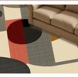 Ultra Soft Area Rug, Non Slip, Stain Resistant, Washable Area Rugs for Living Room, Bedroom, Elegant Warm Tones Animal Motif(Gray)