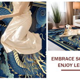 Dynamic Colorful Dragon Imagery(Blue)