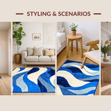 Contemporary Neutral Abstract Aesthetic(Blue)