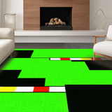 Brightly Colored Urban Journey Mat(Green)