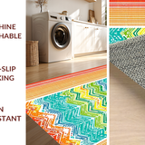 Colorful Retro Geometric Arrangement(Yellow)