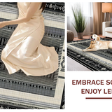 Artful Distressed Patterned Masterpiece(Gray)