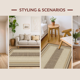 Contemporary Ogee Style with Warm Hues(Beige)