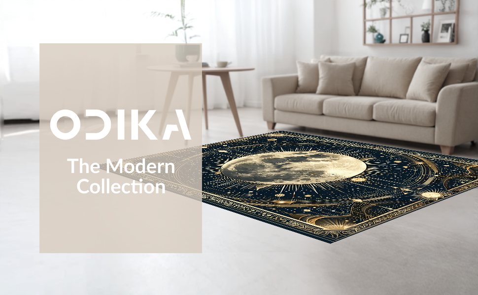 Vibrant Esoteric Cosmic Pattern Rug – ODIKA
