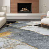 Stylish Earth Toned Linear Flow(Gray)