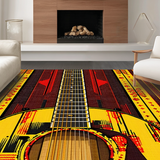 Striking Transitional Guitar Layout(Red)