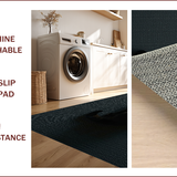 Ultra Soft Area Rug, Non Slip, Stain Resistant, Washable Area Rugs for Living Room, Bedroom, Fun Black Cat Home Office Soft Floor Carpet(Black)