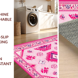 Whimsical Preppy Farmhouse Entrance(Pink)