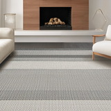 Ultra Soft Area Rug, Non Slip, Stain Resistant, Washable Area Rugs for Living Room, Bedroom, Elegant Taupe Herringbone Aesthetic(Gray)
