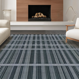 Ultra Soft Area Rug, Non Slip, Stain Resistant, Washable Area Rugs for Living Room, Bedroom, Sophisticated Earthy Tone Decor(Gray)