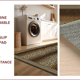 Ultra Soft Area Rug, Non Slip, Stain Resistant, Washable Area Rugs for Living Room, Bedroom, Eclectic Multicolor Animal Print(Brown)