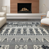 Elegant Textured Gray Wave Design(Black)