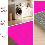 Ultra Soft Area Rug, Non Slip, Stain Resistant, Washable Area Rugs for Living Room, Bedroom, Vibrant Abstract Playful Atmosphere(Pink)