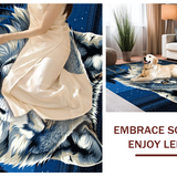 Visual Serenity Wolf Moon(Blue)