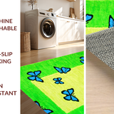 Lively Artistic Butterfly Swirl Composition(Green)