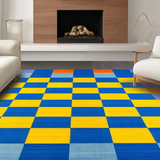Chic Rainbow Trellis Composition(Blue)