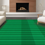 Ultra Soft Area Rug, Non Slip, Stain Resistant, Washable Area Rugs for Living Room, Bedroom, Trendy Green Tartan Decorative Touch(Green)