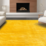 Ultra Soft Area Rug, Non Slip, Stain Resistant, Washable Area Rugs for Living Room, Bedroom, Bright Cheerful Outdoor Serenity(Yellow)