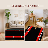 Chic Modern Black and Red(Black)