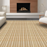 Ultra Soft Area Rug, Non Slip, Stain Resistant, Washable Area Rugs for Living Room, Bedroom, Artistic Warm Tones Abstract(Beige)