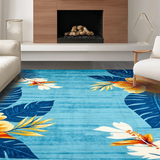 Eclectic Earthy Floral Fusion(Blue)