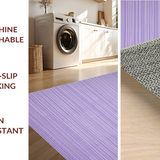 Ultra Soft Area Rug, Non Slip, Stain Resistant, Washable Area Rugs for Living Room, Bedroom, Sleek Monochrome Rustic Touch(Purple)
