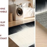 Elegant Black and Ivory Geometric Fusion(Beige)