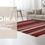 Artful Eclectic Geometric Fusion(Red)