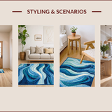 Chic Summer Inspired Motif(Blue)