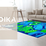 Cute Frog Graphic Decor Style(Blue)
