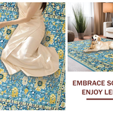 Bright Floral Composition with Cozy Vibes(Blue)