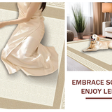 Geometric Beige Textured Elegance(Beige)