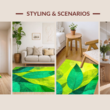 Bright Cheerful Shag Design(Green)