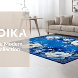Luxurious Ornate Floral Design(Blue)