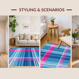 Contemporary Irregular Patterned(Blue)