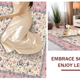 Elegant Pastel Blossom Motif(Beige)