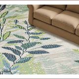 Ultra Soft Area Rug, Non Slip, Stain Resistant, Washable Area Rugs for Living Room, Bedroom, Minimalist Floral Pattern Inspiration(Gray)