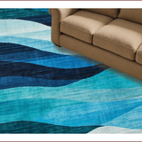 Vibrant Geometric Artistic Expression(Blue)