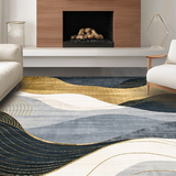 Elegant Gold and Gray Ogee Prints(Gray)