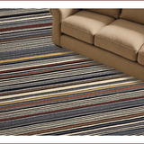 Ultra Soft Area Rug, Non Slip, Stain Resistant, Washable Area Rugs for Living Room, Bedroom, Boho Chic Striped Aesthetic(Gray)