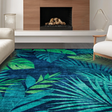 Chic Tropical Linear Elements(Blue)