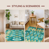 Lively Patterned Cotton Harmony(Blue)